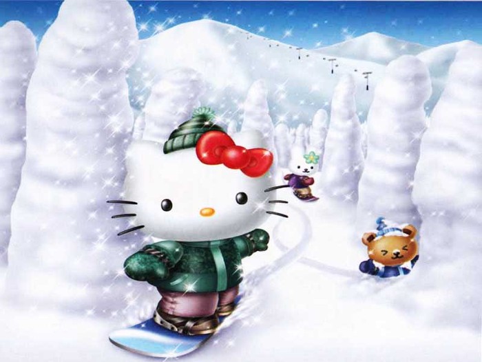 hello_kitty_wallpaper_boarding_800x600 - Wallpaper Hello Kitty