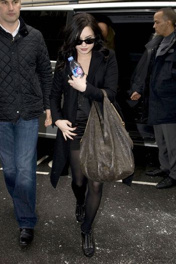 2 - Demi Lovato Leaving the Soho Hotel in London 2010 January 27