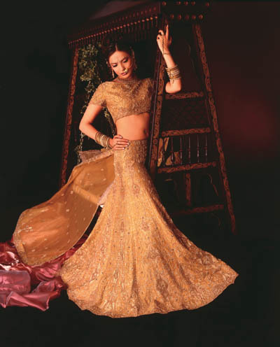 AB9_05 - Bridal lengha-rochia de mireasa a femeilor din India