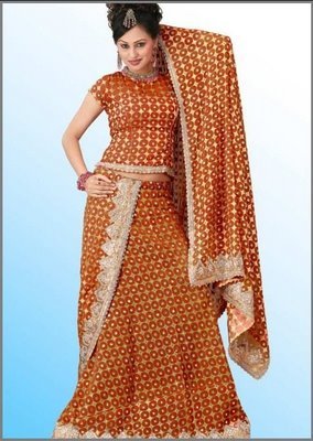 b-6 - Bridal lengha-rochia de mireasa a femeilor din India