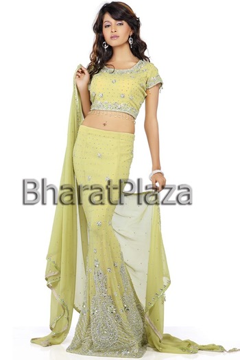BMK165 - Bridal lengha-rochia de mireasa a femeilor din India