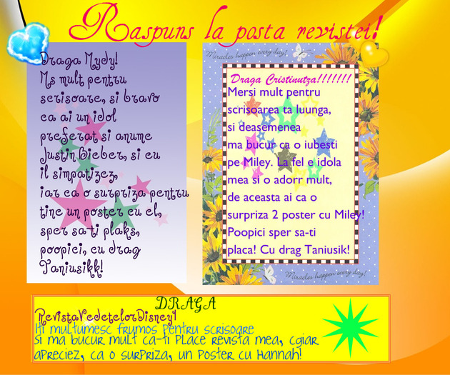 raspuns la posta - RevistaStarSuperMagazine nr4