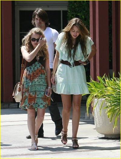 19pkjq - Miley Cyrus and Emily Osment Pasadena Pair