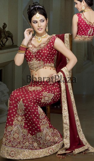BMK1020 - Bridal lengha-rochia de mireasa a femeilor din India