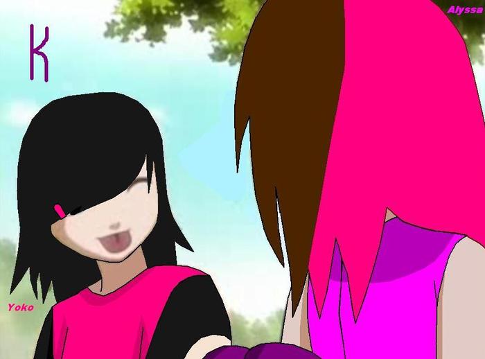 Yoko and Alyssa