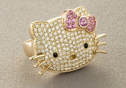 hello_kitty_diamond_ring - HELLO KITY