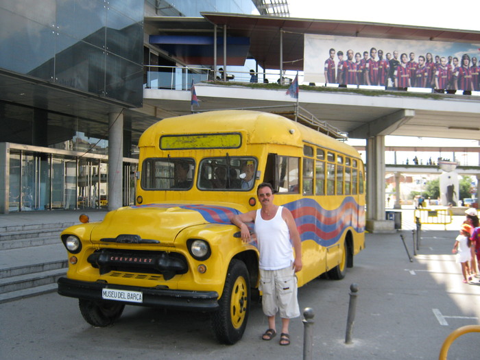 bus al fotbalistilor-barcelona