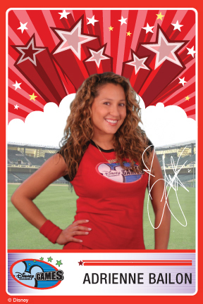 Adrienne Bailon - Disney Channel Games 2007 Carti de joc