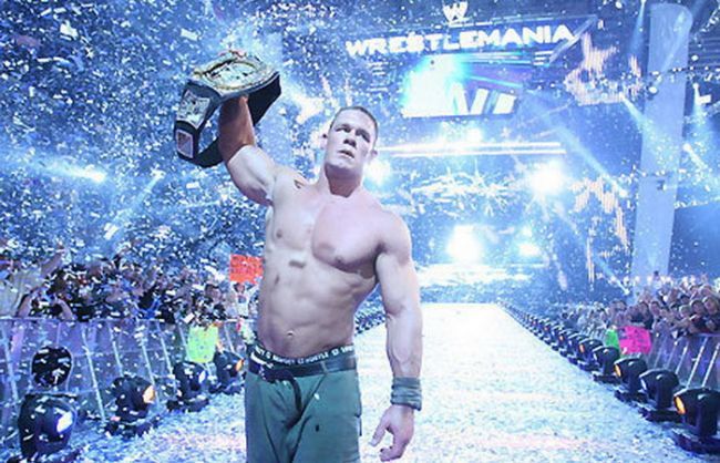 john cena cu centura wwe