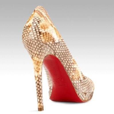 louboutin+python+heel - poze pantafi cu toc inalt