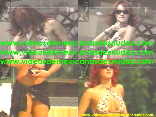 39c_dulce_maria_rebelde_bikini_piscina - Dulce Maria