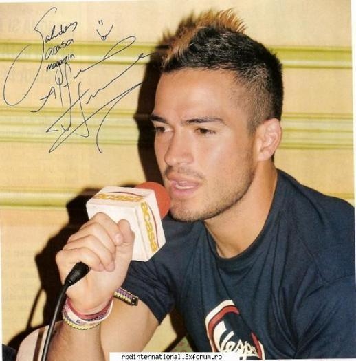 Alfonso autograf - Autografe RBD