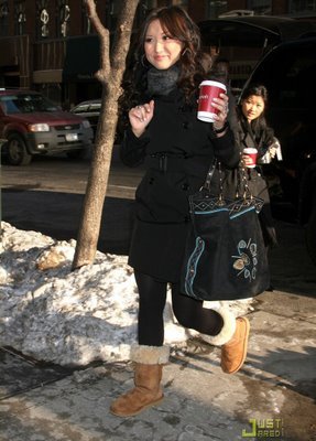 Brenda Song Pix Morning Show UGGs UGG Boots 001