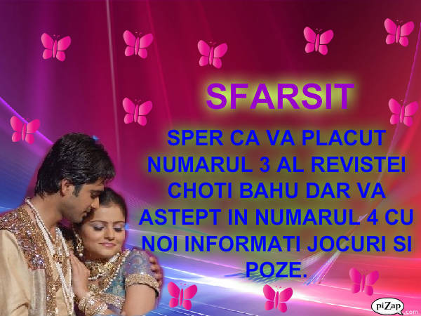 SFARSIT - REVISTA CHOTI BAHU NUMARUL 3