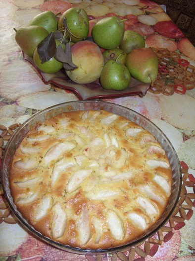 tarta cu pere - CATE CEVA DIN BUCATARIA MEA
