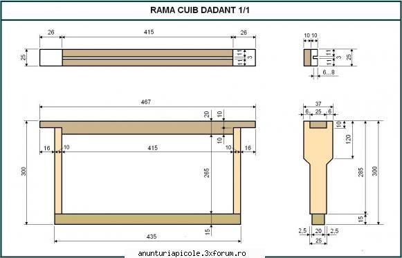 ok_14924 - date tehnice despre confectionare stupi si rame