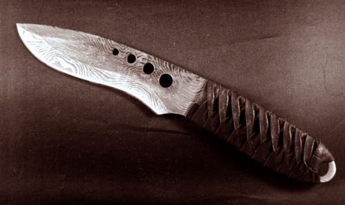 10_Cutit otel Damasc - Clasico cuchillos de caza