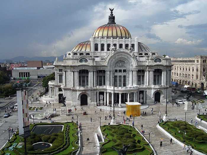 El palacio de bellas artes din Ciudad de Mexico,Mexic - Mexic