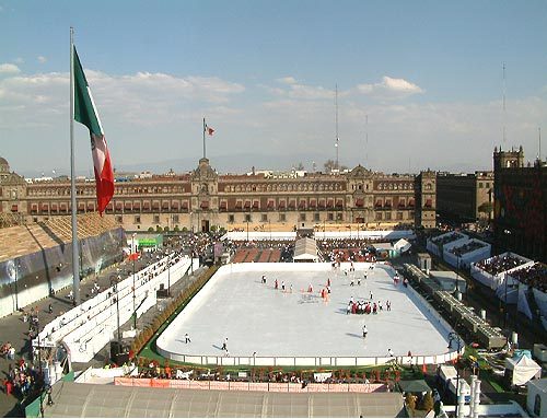 El zocalo din Ciudad de Mexico,Mexic1