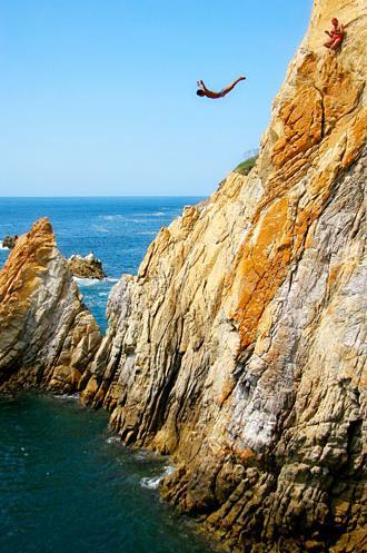 Stanca la Quebrada,Acapulco,Mexic