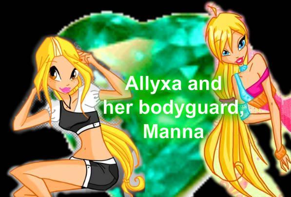 Manna - Una din fetele din Gothic Club si bodyguard-ul Allyxei