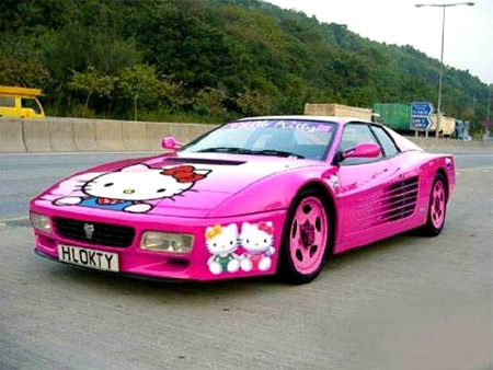 a96826_car - hello kitty