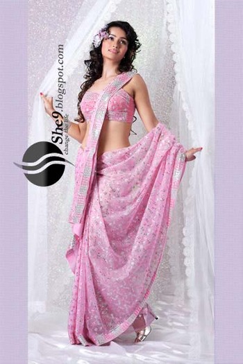 Fancy Saree Collection www_She9_blogspot_com (28) - SAREE PINK SUPERRRR