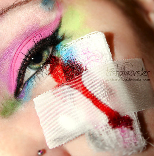 Carnival_massacre_II_by_AcidicGlamour - EYES MAKE UP