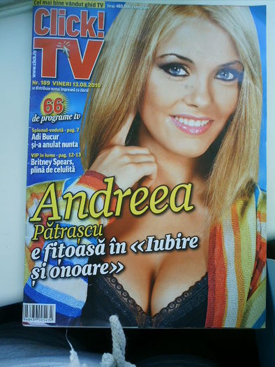 Andreea Patrascu - Andreea in reviste