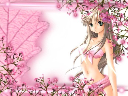 pink anime elena - Anime Girls