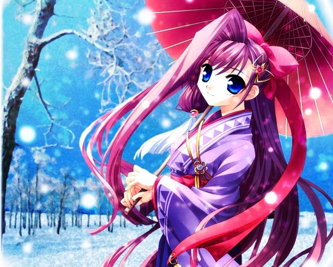 sweet-winter-wall-d - Anime Girls