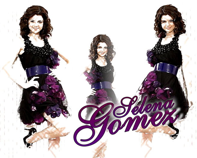 3 poze cu Selena Gomez - Plate pentru virtualpets