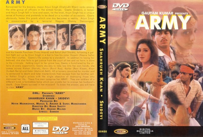 Army-front - coperti Filme Indiene