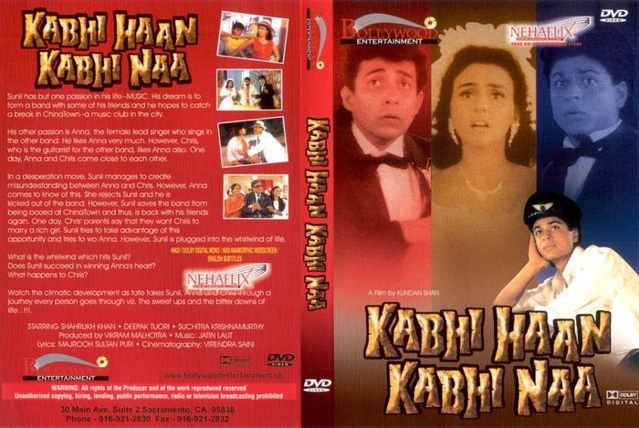 Kabhi haan kabhi naa - coperti Filme Indiene