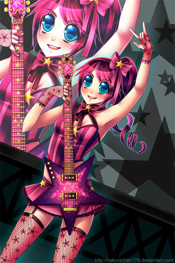 Star_Guitar_Pink_version_by_SakuraChan776 - Girls