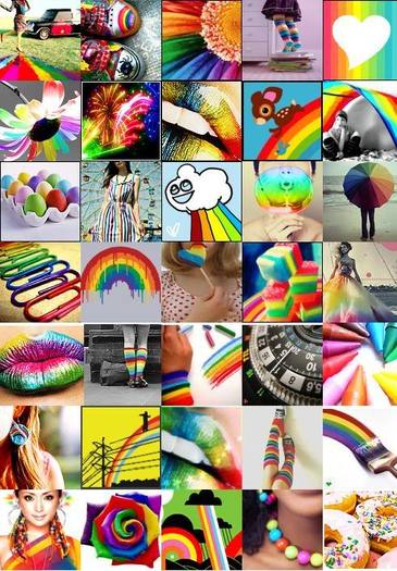 Rainbow-1 - Collages Rainbow