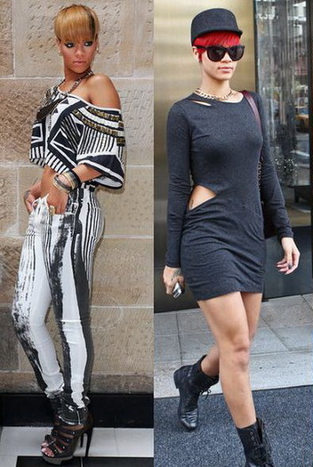  - Rihanna fashionista sexy chiar si cand se imbraca casual