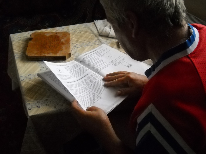 La studiul instructiunilor - La Papasa cu rotisorul