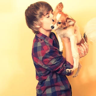 Justin+Bieber+with+dog - justin bieber