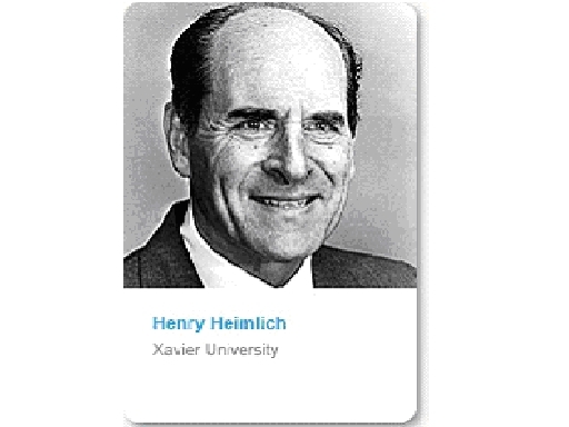 Henry Heimlich - Manevra Heimlich