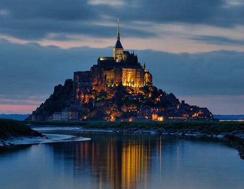 6 - Abatia Saint Michel in mijlocul oceanului