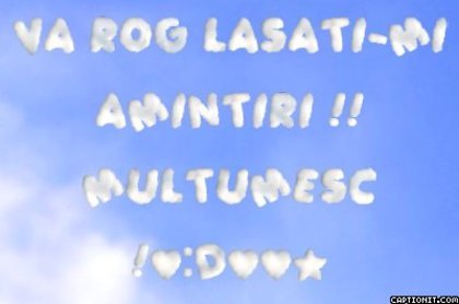 :x - Lasati o amintire