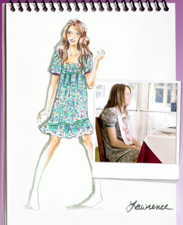 Official costumes drawings - Hannah Montana The movie-Official Costumes drawings