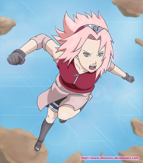 Sakura_gets_serious_2_by_ateratsu - sakura haruno