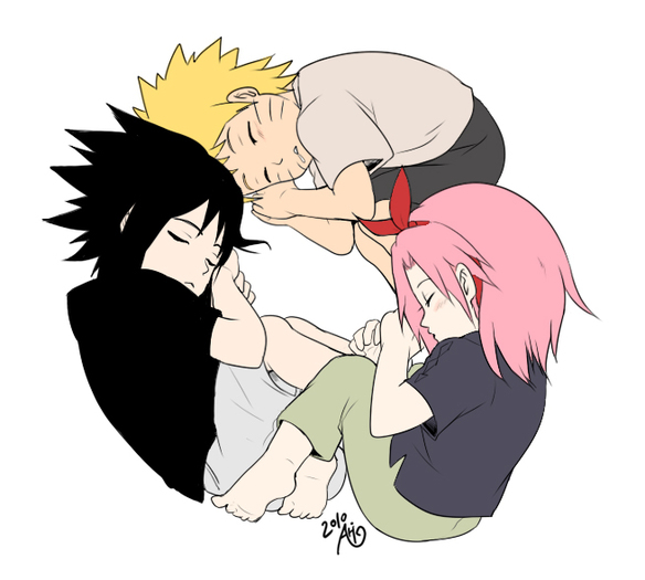 round_sleep_NARUTO_ver_by_Ari1020 - I LOVE TEAM7