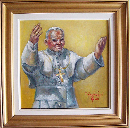 Portretul Papei Ioan Paul al II-lea(Roma -anul jubiliar 2000) - 9_Picturi religioase