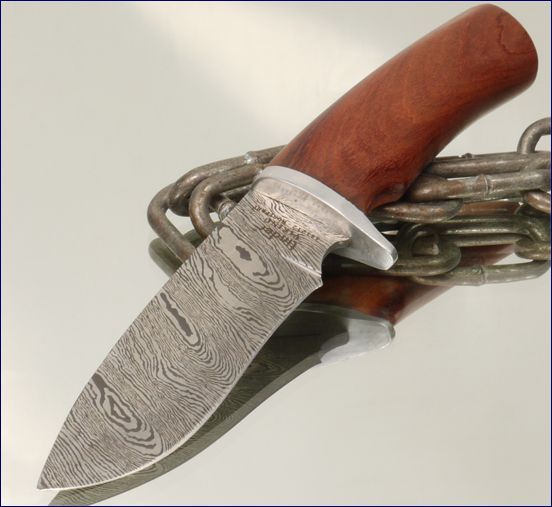 Linder Damast DesignV - cuchillos de caza