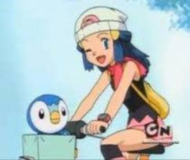 Dawn : Imi spui si mie de ce ? Piplop : pi pi pi piplop ? ( da , de ce ? - Poveste Pokemon 8