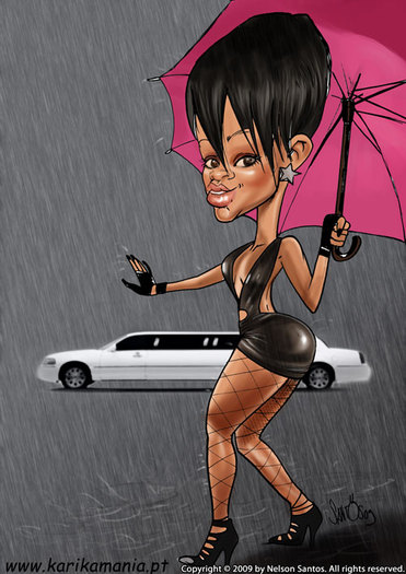 Rihannacaricature - Caricaturi cu celebritati