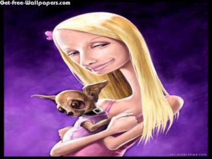 742-celebrity-caricatures---paris-hilton